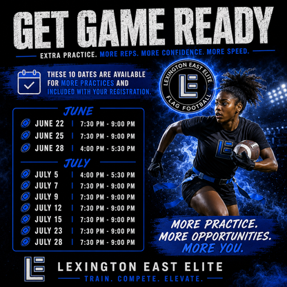 Girl's Flag Football Registration | East Elite